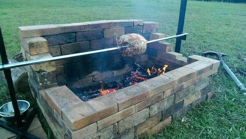 Bbq spit deals roast kit