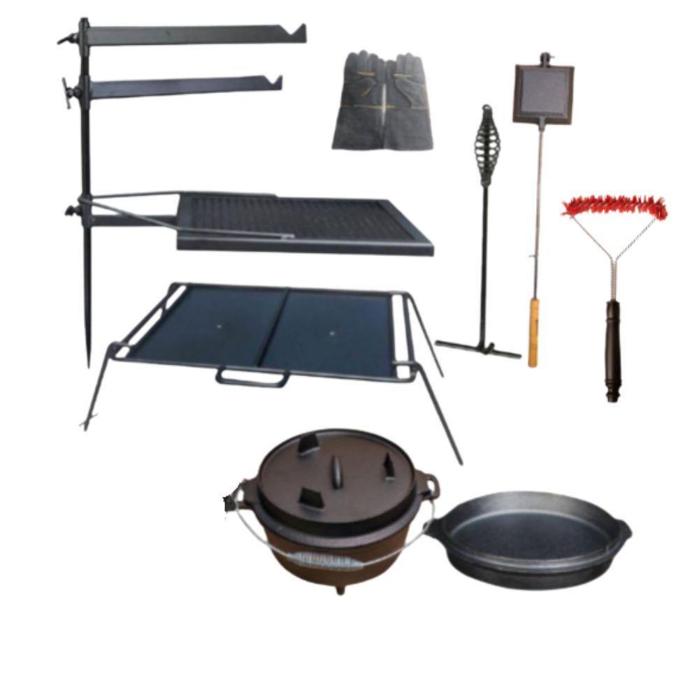 12 Pieces Camping Cookware Combo Set