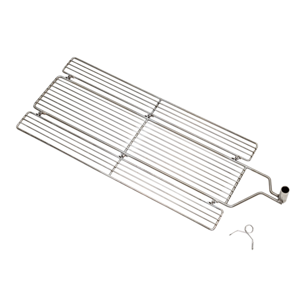 Stainless Steel Folding Grill 680mm x 330mm w Post Clamp by Auspit