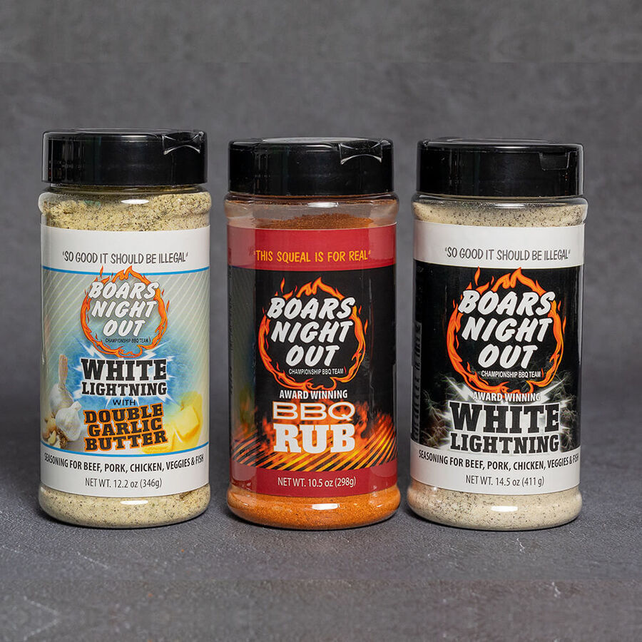 Double Garlic Butter White Lightning 346g by Boars Night Out