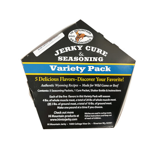 Misty Gully Jerky Seasonings Variety Box 1