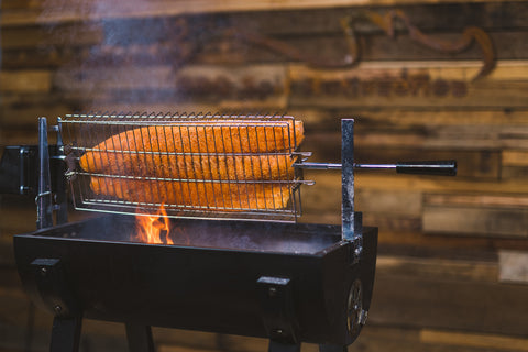 How to Cook Salmon on a Jumbuck Mini Spit
