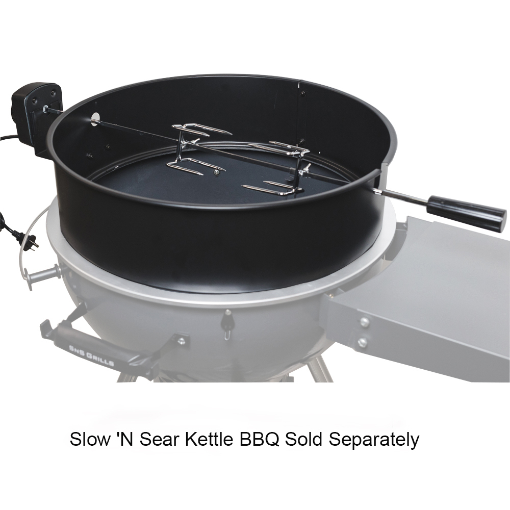 This image shows 57cm Kettle Rotisserie Kit