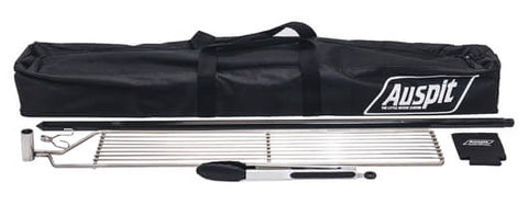 This image shows Portable camping spit with bag