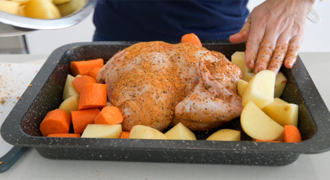 Delicious and nutritious veggies with the Whole Chicken