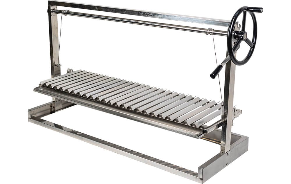 This image shows Argentinian Asado Parilla Grill 120 x 44cm