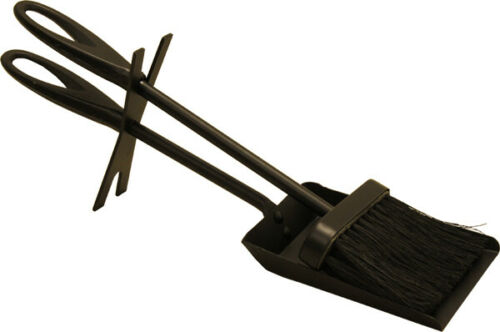 This is a picture of the Ash broom and dustpan cleaning set for fireplaces and charcoal BBqs
