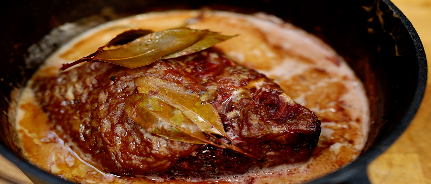 This image shows a caramelised rump cap