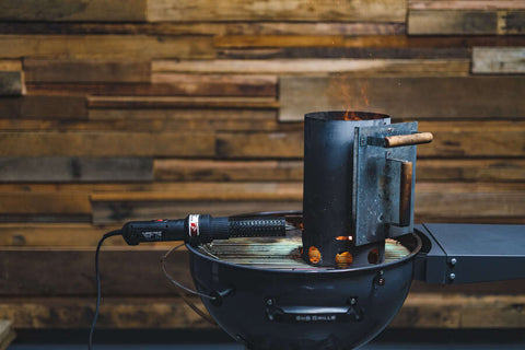 This image shows Charcoal Starter Wand and Charcoal Chimney