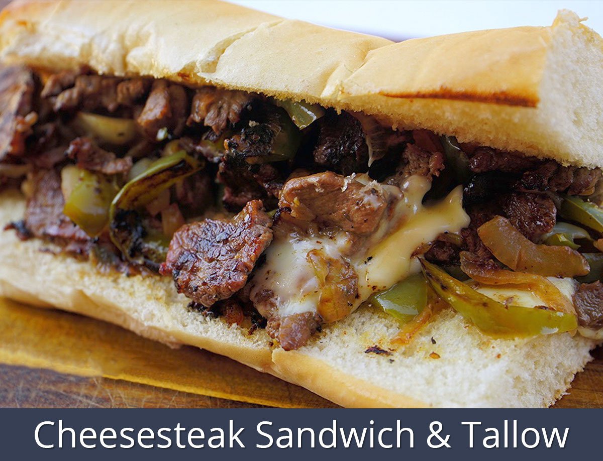 This image shows Cheesesteak Sandwich