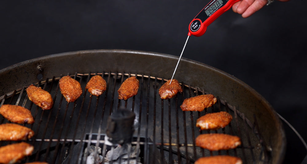 How to cook Super Simple Sweet & Spicy Chicken wings in a Kettle BBQ with a Kettle Kone
