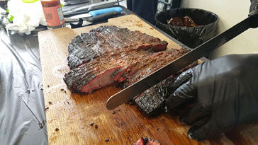 Competition BBQ Masterclass November 2017 Brisket Sliced