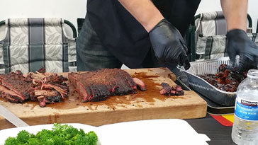 Competition BBQ Masterclass November 2017 Brisket Sliced 2