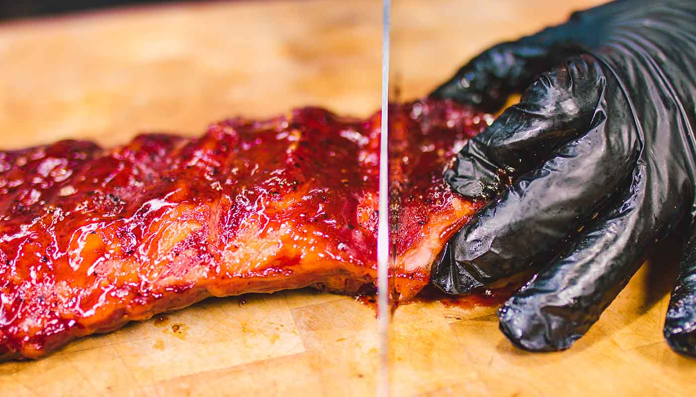 This image shows an amazing pork ribs