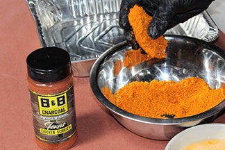 Cooking Crumbed Chicken on the ProQ Excel 20 Elite Smoker