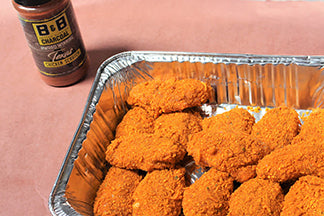 Cooking Crumbed Chicken on the ProQ Excel 20 Elite Smoker