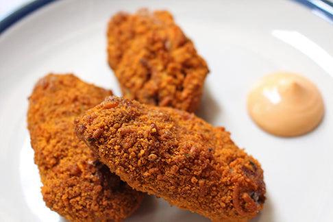 Cooking Crumbed Chicken on the ProQ Excel 20 Elite Smoker