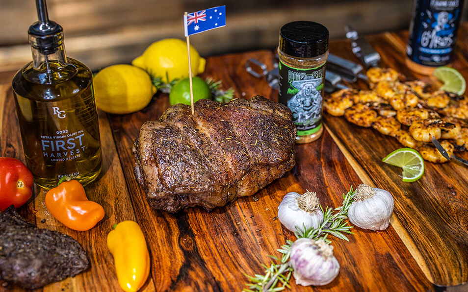 This image shows delicious Leg of Lamb