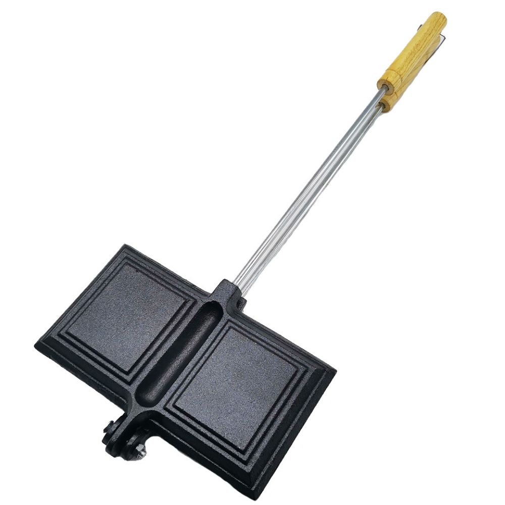 Jumbo Double Jaffle Iron – Cast Iron