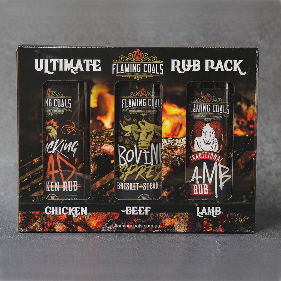 Flaming Coals Ultimate 3 Rub Pack