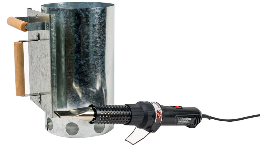 This image shows Charcoal Chimney and Charcoal Starter Wand