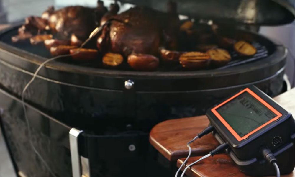 FireBoard BBQ thermometer app connecting to WiFi on smartphone