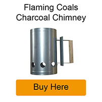 Flaming Coals Charcoal Chimney