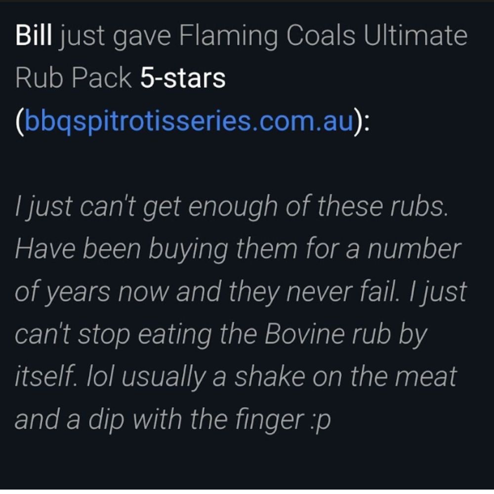 This_image_shows_Flaming_coals_Ultimate_rub_pack_Customer_review