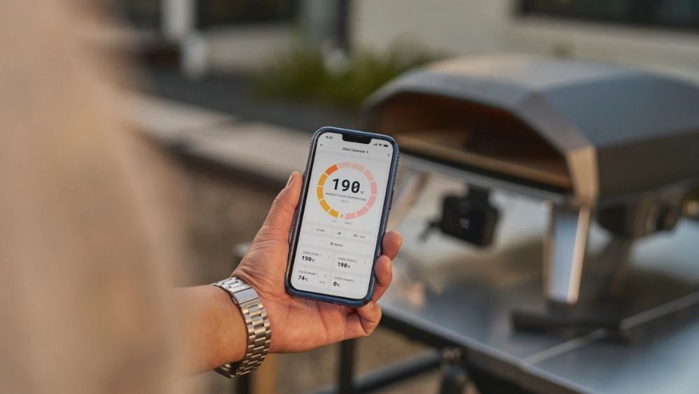 The app connectivity that connect to your phone from Ooni Koda 2
