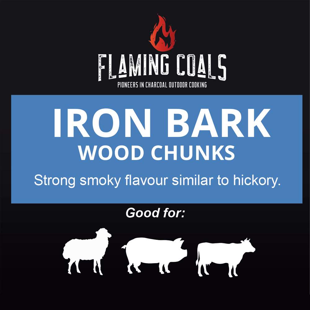 Smoking Wood Chunks 500g | Australian Grown Wood - Ironbark