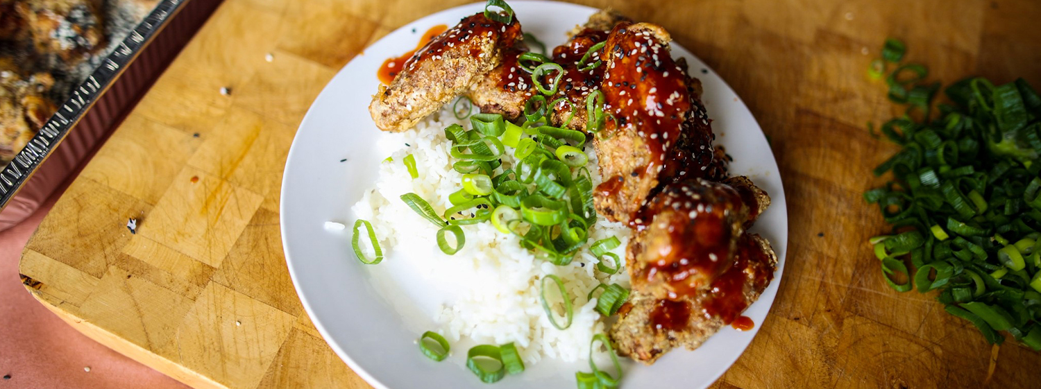 This image shows Korean Chicken Wings