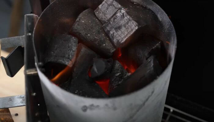 Lighting Charcoal with a Chimney and Charcoal Starter Wand