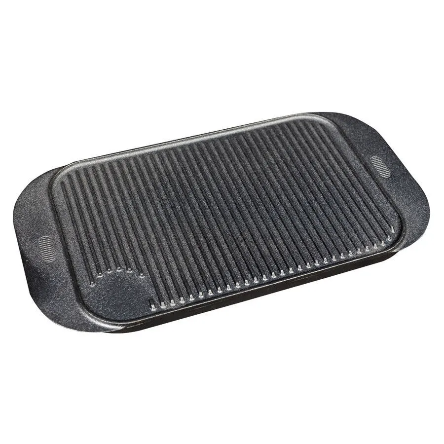 Reversible Cast Iron Double Sided Griddle Pan