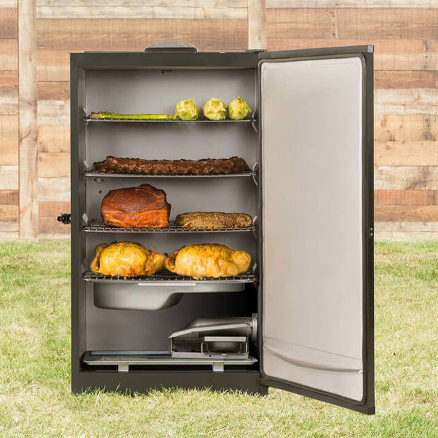 This_images_shows_Gravity_Feed_Smoker
