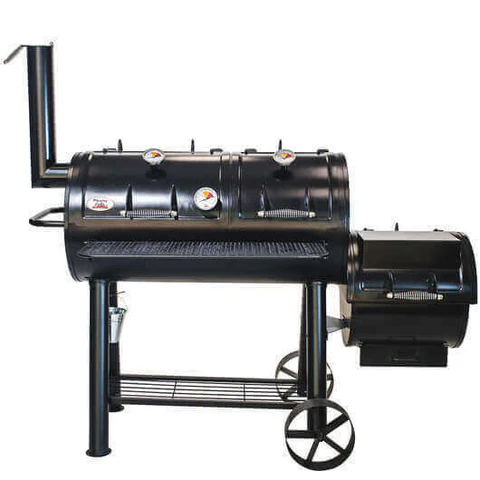 This photo show an Offset Smoker