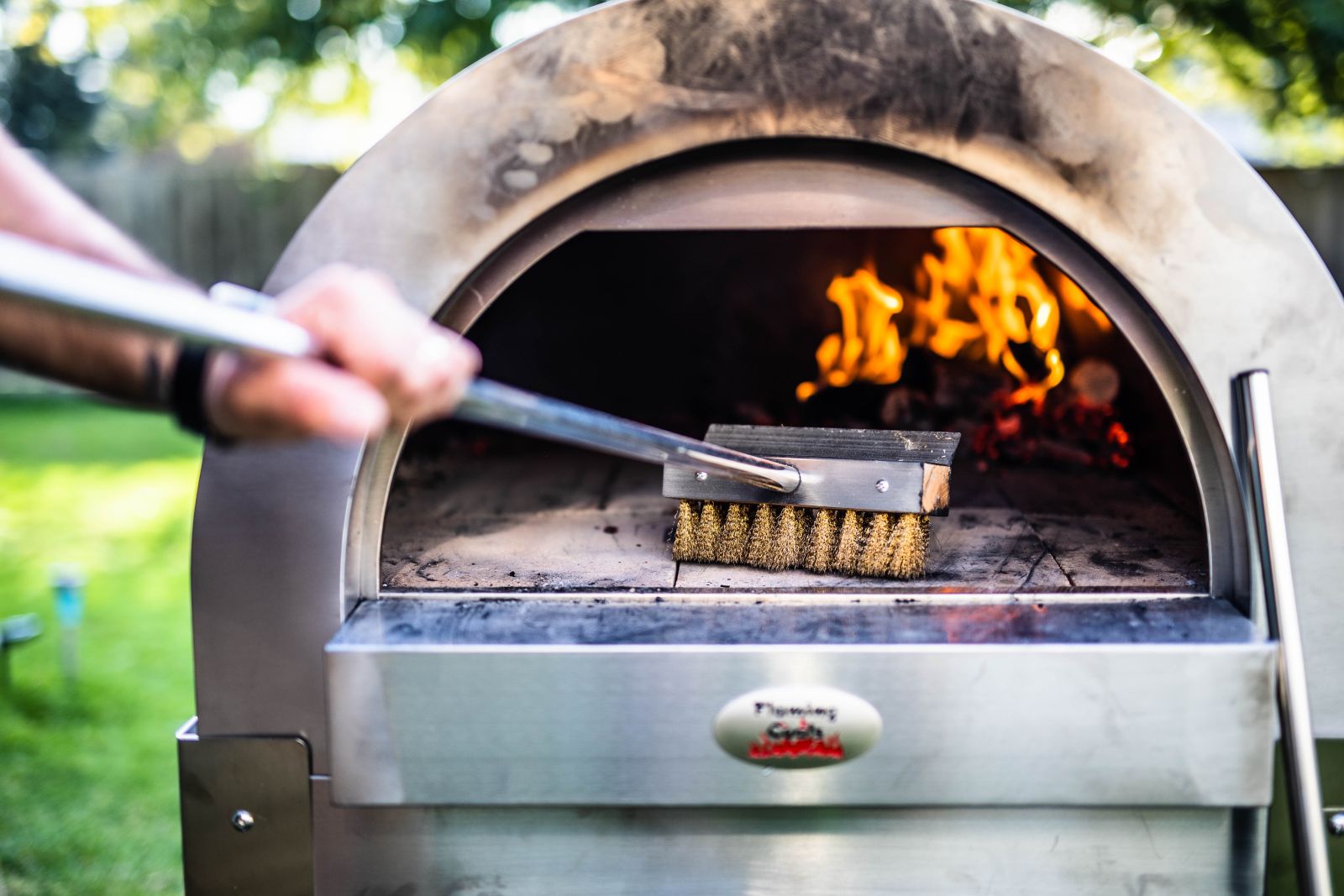 This image shows the Wood Fired Pizza Oven.