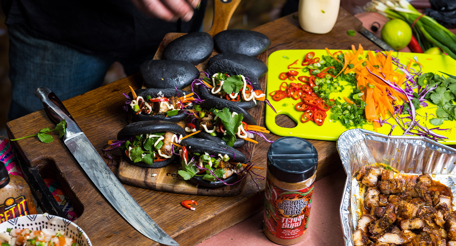 This image shows pork bao bun