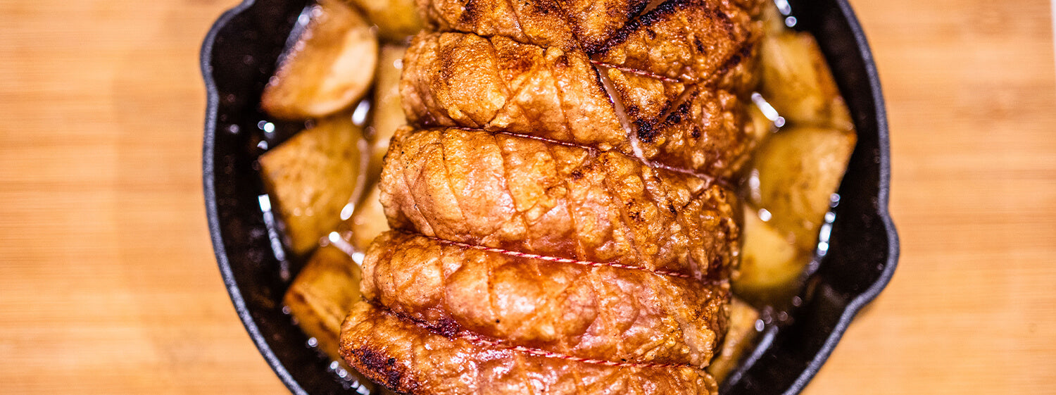 Sweet Pork Loin with a Maple Bourbon Glaze
