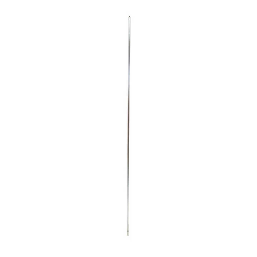 This image shows a 8mm 665mm Stainless Steel Skewer - Flaming Coals