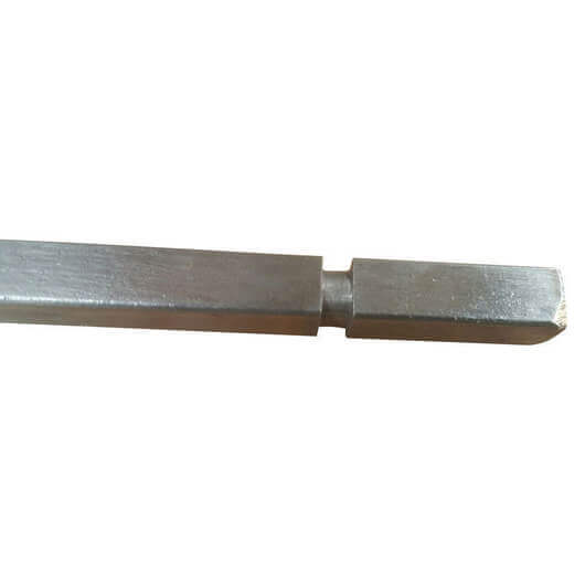 This Image shows an 8mm 665mm Stainless Steel Skewer - Flaming Coals