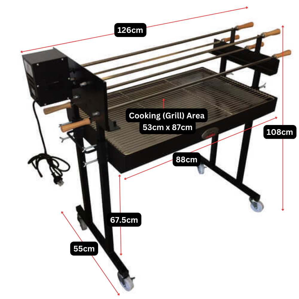 Dimensions of the SP005 extra long cyprus spit