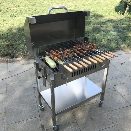 Hooded Cyprus Spit  with kebabs