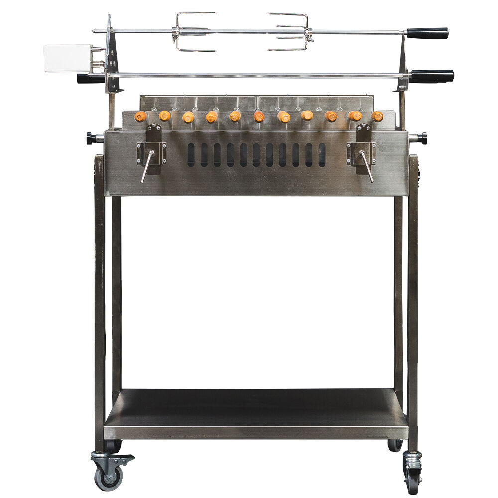 Stainless Steel Cyprus Spit on white Background