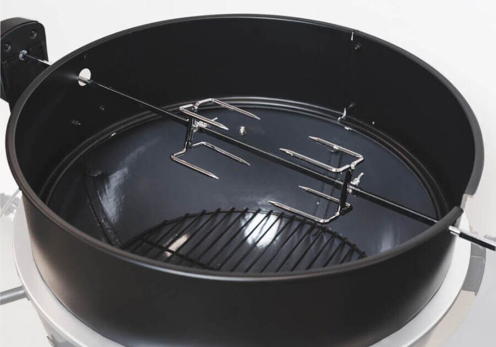 Flaming Coals 57cm Kettle Rotisserie Kit 