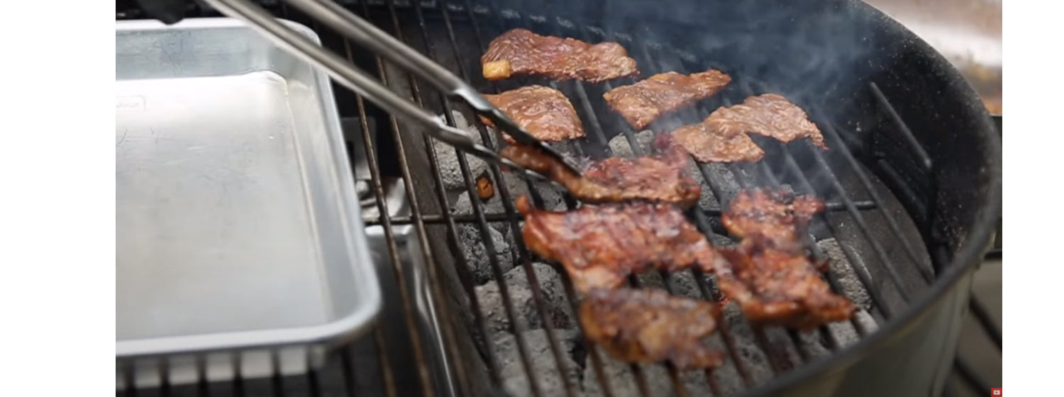 This image shows short ribs cooked on S'nS Kettle Grill