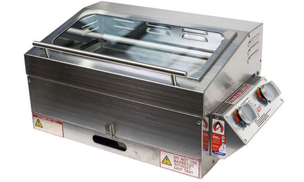 Stainless Steel Portable BBQ Sizzler Deluxe 2 | Bundle