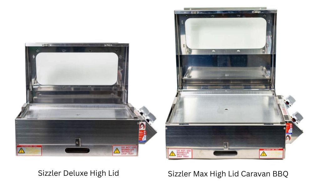 Caravan Marine BBQ Sizzler Vs Sizzler Max 