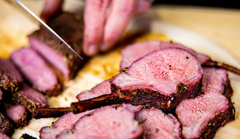 This image shows sliced Lamb