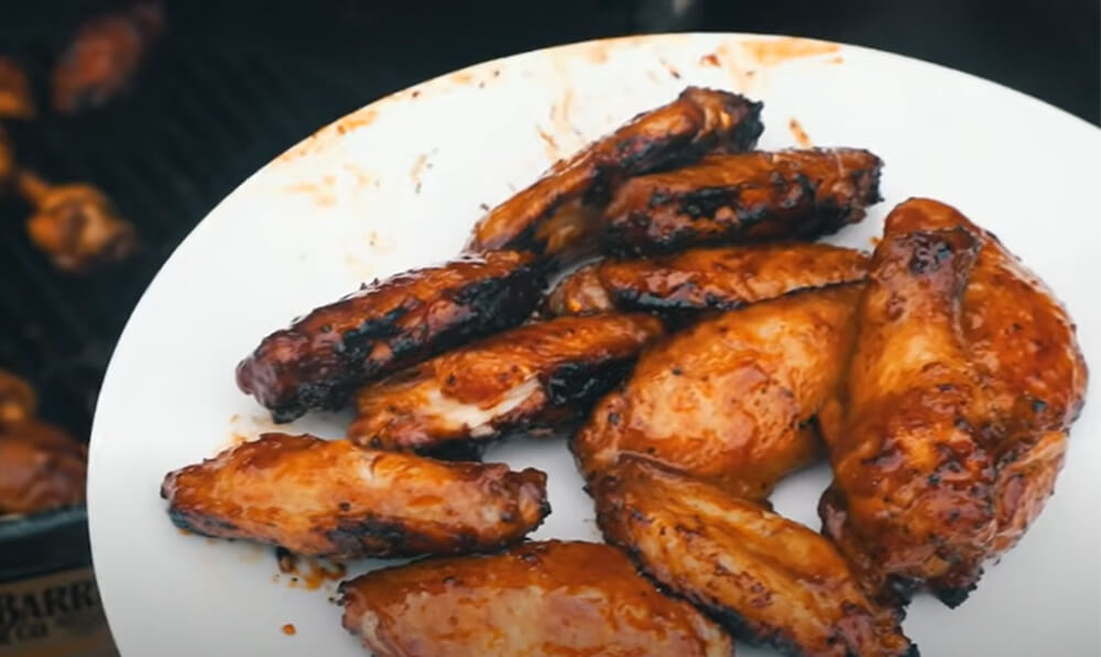 This image shows Smoked Chicken Wings