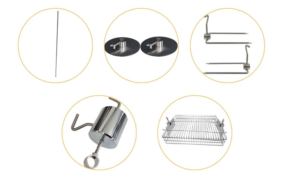 This image shows Spit Rotisseries Accessories